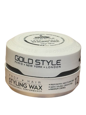Gold Style Shiny Cream Hair Styling Wax 12  150ml - Africa Products Shop