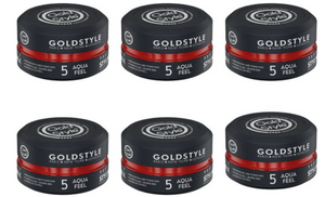Gold Style Styling Wax 5 Aqua Feel 6 pieces