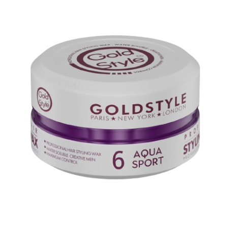 Gold Style 6 Aqua Sport Hair Styling Wax 150 ml