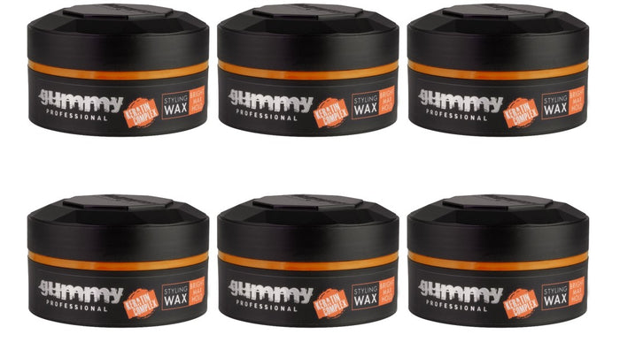 Gummy Keratin Complex Styling Bright Max Hold 6 stuks