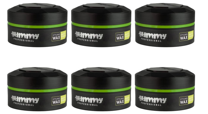 Gummy Styling Hairwax Matt Finish 6 stuks