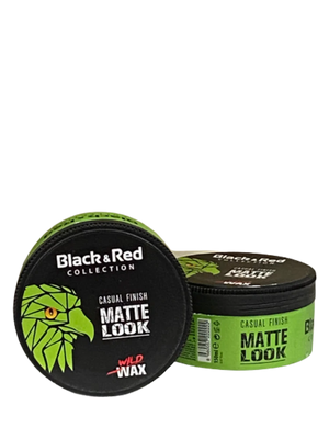 Black and Red Matte Look Wax 150 ml
