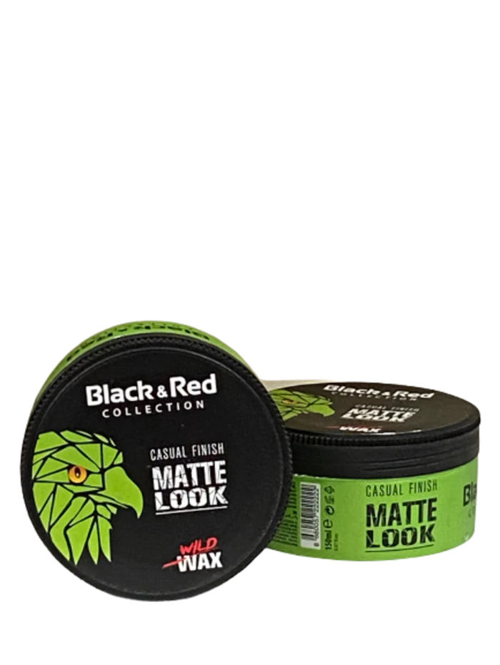 Black and Red Matte Look Wax 150 ml