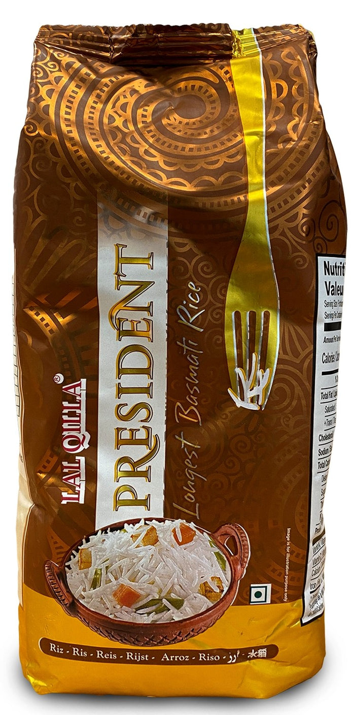 LAL QILLA PRESIDENT LONGEST BASMATI RICE 1 KG