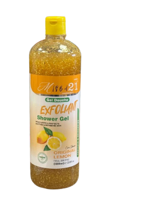 Misba21 Exfoliant  Shower Gel Original Lemon 1000 ml - Africa Products Shop