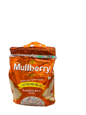 Mullberry 1121 Golden Sella Basmati Rice XXXL 5 KG - Africa Products Shop