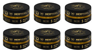 New Rebel Hair Styling Wax 5 One Gold Spider 6 pieces