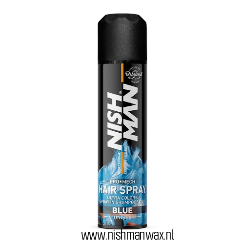 Nishman Pro Mech Blue Hair Spray 150 ml