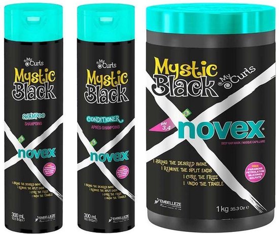 Novex Mystic Shampoo Conditioner and Mask Set