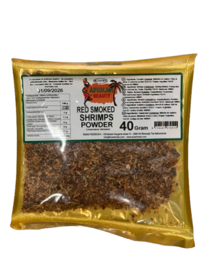 Red Smoked Shrimps Powder 40 g - Africa Products Shop