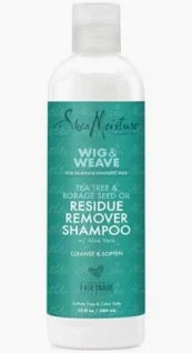 Shea Moisture Wig & Weave Tea Tree & Borage Seed Oil Residue Remover Shampoo 384 ml - Africa Products Shop