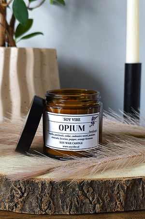 Soy Vibe Soy Wax Candle Opium - Africa Products Shop
