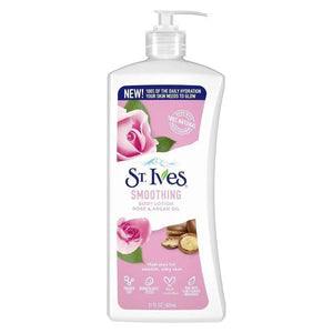 St.Ives Rose and Argan Oil Smoothing Body Lotion 621ml - Africa Products Shop