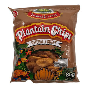 Tropiway Plantain Chips Naturally Sweet 85g