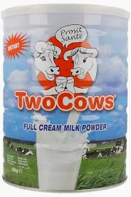 Two Cows Full Cream Milk Powder 900 g - Africa Products Shop