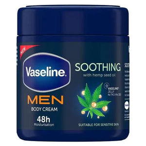 Vaseline Men Soothing Body Cream 400ml - Africa Products Shop