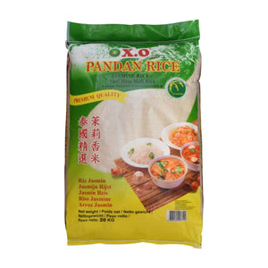 XO Pandanrijst heel Thai hom mali 20 kg - Africa Products Shop