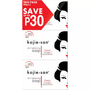 Kojic (Kojie San) Skin Lightening Soap Trio Pack - Africa Products Shop