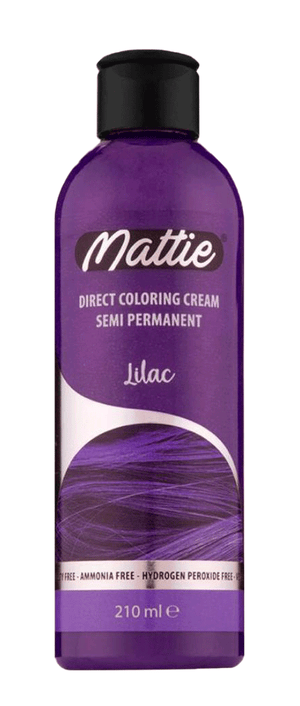 MATTIE DIRECT COLORING CREAM SEMI PERMANENT LILAC 210ML - Africa Products Shop