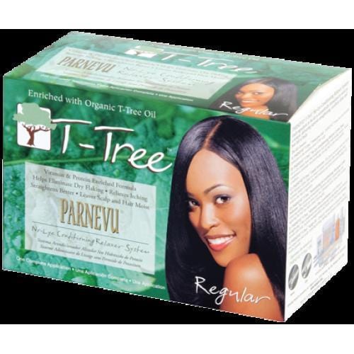 PARNEVU T-Tree No-Lye Conditioning Relaxer System - Regular (with FREE T-Tree Shampoo)