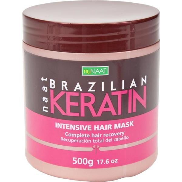Nunaat Brazilian Keratin Intensive Hair Mask Jar 17.6 oz