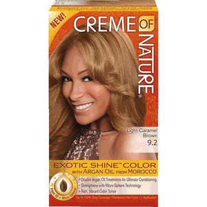 Creme of Nature Hair Color Light Caramel Brown 9.2