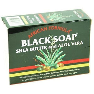 African Black Soap - African Formula Black Soap Shea Butter and Aloe Vera
