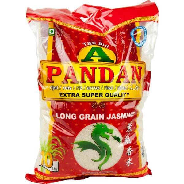 Rijst producten - Big Pandan Jasmin Long Grain Jasmine Perfumed A 4.5 kg
