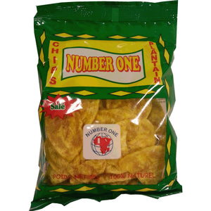 Number One Banan Plantain Chips Salted 85g