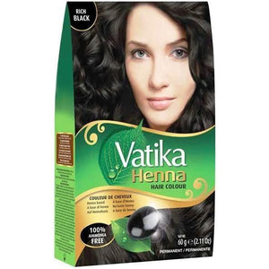 Vatika Henna Hair Colour Permanent Rich Black