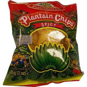 Tropical Plantain Chips Spicy 85 g