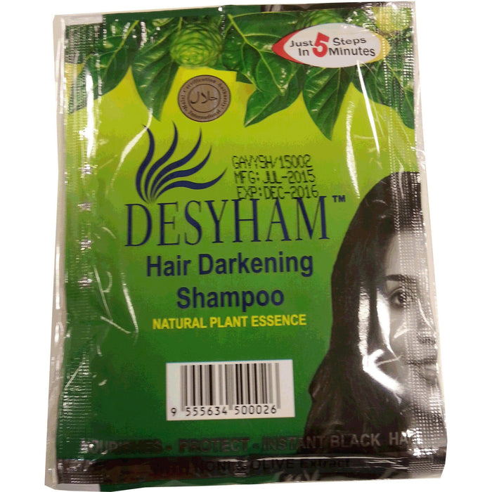 Desyham Hair Darkening Shampoo Conditioner (Black) 26 ml