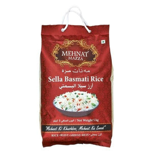 Mehnat Mazza Sella Basmati Rice 5 kg