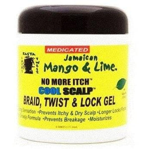 Jamaican Mango and Lime No More Itch Cool Scalp Braid Twist and Lock Gel 177 ml