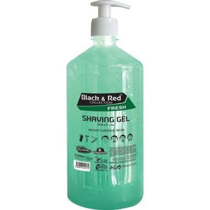 Black and Red  Shaving Gel Fresh 1000 ml