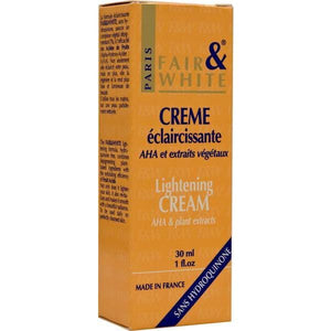 Fair & White Cream Eclaircissant Aha 30 ml