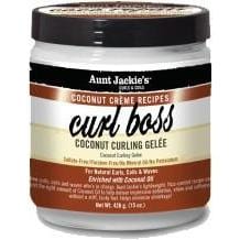 Aunt Jackie's Coconut Creme Recipes Curl Boss Coconut Curling Gèlee 426 g 