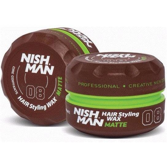 Nish Man Hair Styling Wax Matte 08 150 ml