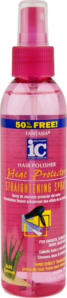 IC Fantasia Hair Polisher Heat Protector Straightener Spray 6 oz