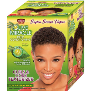 African Pride Olive Miracle Curls and Coils Texturizer