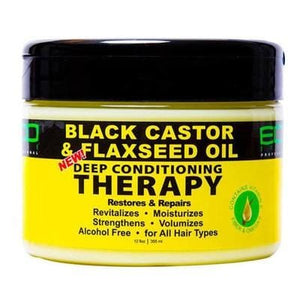 Eco Black Castor and Flaxseed Oil Deep Conditioning Therapy 355 ml