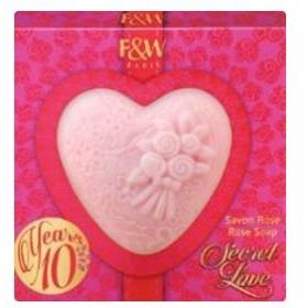 Fair and White Secret Love Rose Soap 150 g