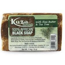 African Black Soap - Kuza Natural Tea Tree  African Black Soap 114 g