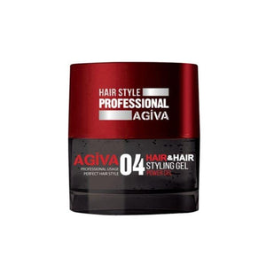 Agiva Hair Styling Gel 04 Black Power Gel 700ml