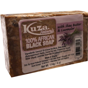 African Black Soap - Kuza Naturals 100% African Black Soap 114 g