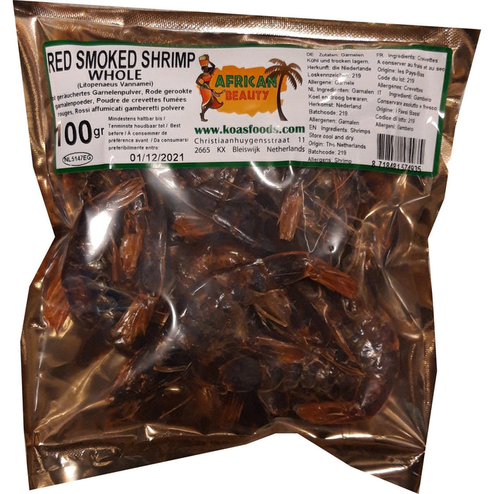 Red Smoked Shrimp Whole 100 g