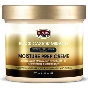 African Pride Black Castor Miracle Prep Moisture Creme 355 ml