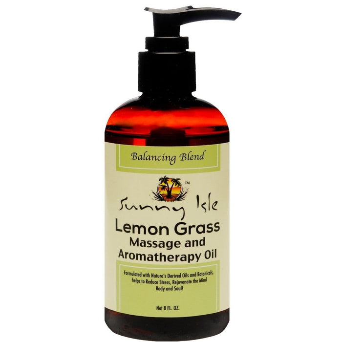 Sunny Isle Lemon Grass Massage and Aromatherapy Oil 232 ml