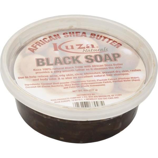 African Black Soap - Kuza African Shea Black Soap 8 oz