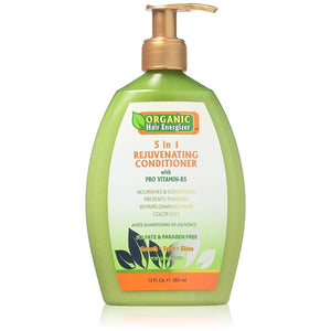 ORGANIC HAIR ENERGIZER 5 IN 1 REJUVENATING CONDITIONER WITH PRO VITAMIN B5 385 ML